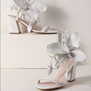 Cecelia New York Hibiscus Heel White Size 9